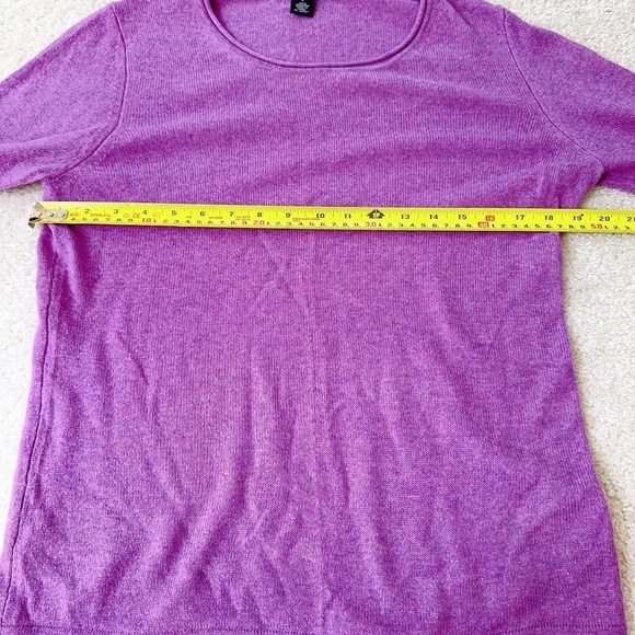 Elena Solano 100% Cashmere Sweater Size L Pink - Picture 3 of 5
